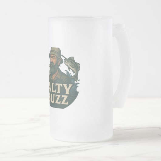 Salty Buzz Classic Mug, 11 oz Mattglas Bierglas (VorderseiteRechts)