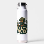 Salty Buzz Original Design Wasserflasche  Trinkflasche (Vorne)