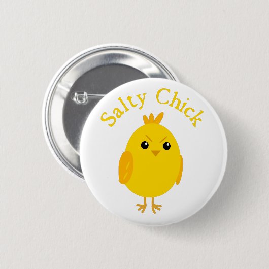 Salty Chick Button (Vorne & Hinten)