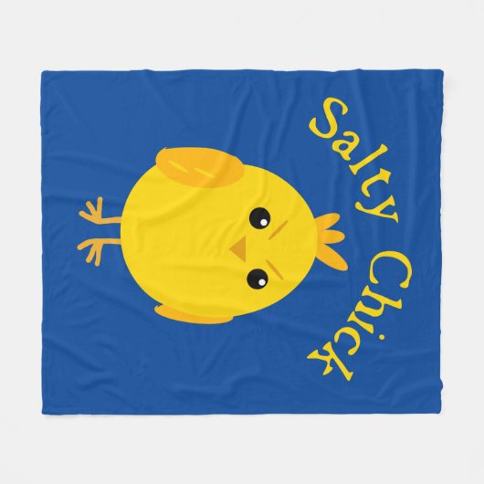 Salty Chick Fleecedecke (Vorderseite (Horizontal))