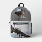 Salty Chicken Print Cut Sew Bag Bedruckter Rucksack (Vorderseite)
