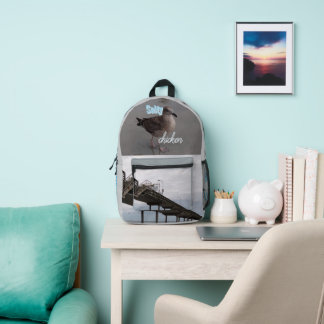 Salty Chicken Print Cut Sew Bag Bedruckter Rucksack