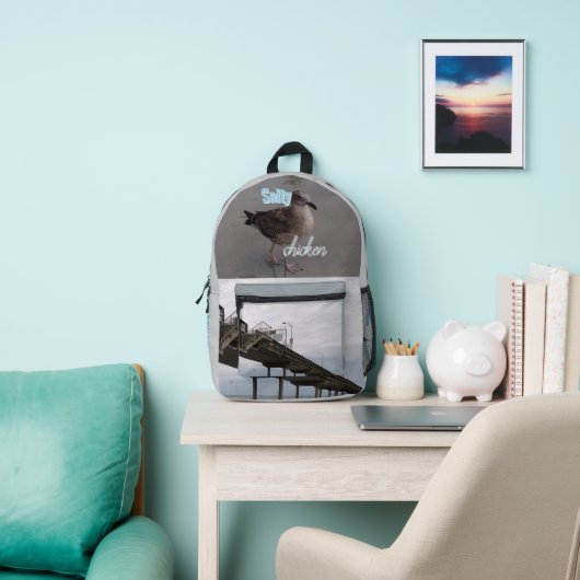 Salty Chicken Print Cut Sew Bag Bedruckter Rucksack (InSitu)