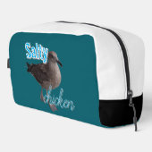 Salty Chicken Print Cut Sew Bag Waschbeutel (Rechte Ecke)