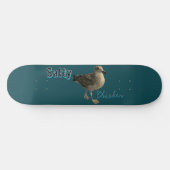 Salty Chicken Surf the Turf Skateboard (Horizontal)