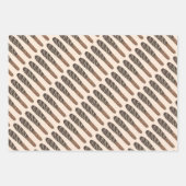 Salty Chocolate Covered Pretzel Sticks Junk Food Geschenkpapier Set (Vorderseite)