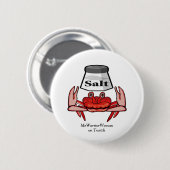 Salty Crab, MeWarriorFrau auf Twitch Button (Vorne & Hinten)