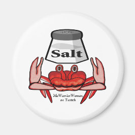 Salty Crab, MeWarriorFrau auf Twitch Magnet