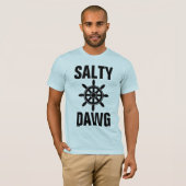 SALTY DAWG MÄNNER NAUTISCHE T - SHIRT (Vorne ganz)