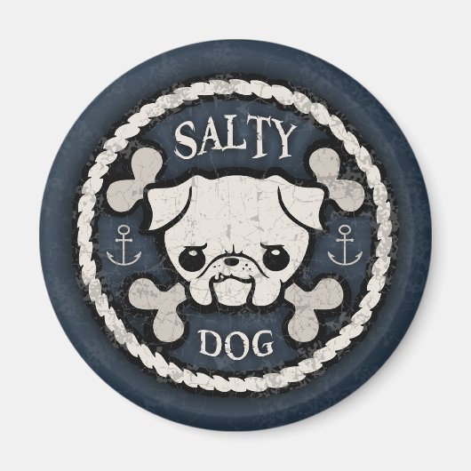 Salty Dog -bd Magnet (Vorne)