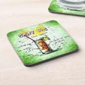 Salty Dog Cocktail Drink Untersetzer (Linke Seite)