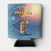 Salty Dog Cocktail (Nr. 6 von 12 Drink Recipe Set) Dosenkühler (Vorderseite)