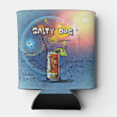 Salty Dog Cocktail (Nr. 6 von 12 Drink Recipe Set) Dosenkühler (Rückseite)