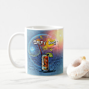 Salty Dog Cocktail (Nr. 6 von 12 Drink Recipe Set) Kaffeetasse