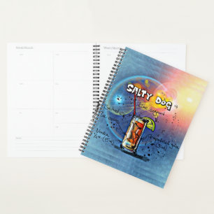 Salty Dog Cocktail (Nr. 6 von 12 Drink Recipe Set) Planer