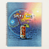 Salty Dog Cocktail (Nr. 6 von 12 Drink Recipe Set) Planer (Vorderseite)