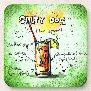 Salty Dog Drink Rezept Getränkeuntersetzer
