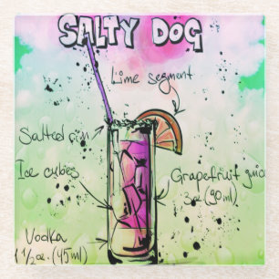 Salty Dog Drink Rezept Glasuntersetzer