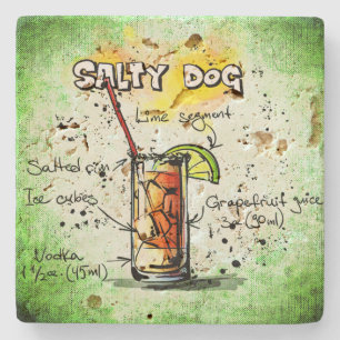 Salty Dog Drink Rezept Steinuntersetzer
