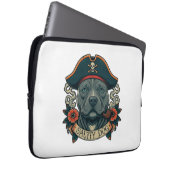 Salty Dog Pitbull Laptopschutzhülle (Vorne Rechts)