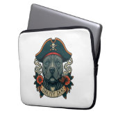 Salty Dog Pitbull Laptopschutzhülle (Vorderseite Links)
