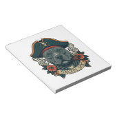 Salty Dog Pitbull Notizblock (angewinkelt)