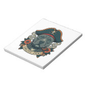 Salty Dog Pitbull Notizblock (Rotiert)