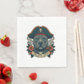 Salty Dog Pitbull Serviette (Beispiel)