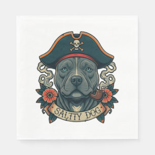 Salty Dog Pitbull Serviette