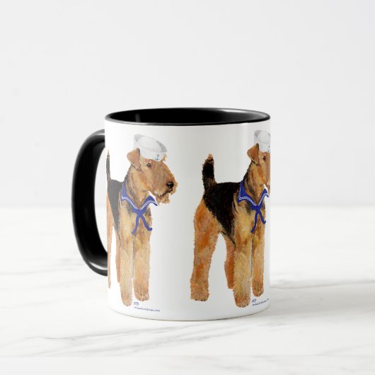 Salty Dog Sailor Tasse (Vorderseite Links)