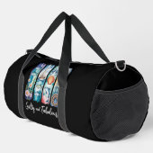 Salty Fabulous Nautical Ocean Elements Life Duffle Bag (Rechte Ecke)