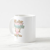 Salty Hair Sandy Toes Tropical Summer Beach Life Kaffeetasse (Vorderseite Links)