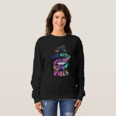 Salty Hexe, böse Hexenvibes Sweatshirt (Vorne ganz)