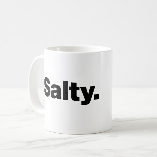 Salty Kaffeetasse (Vorderseite Links)