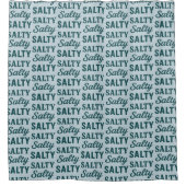 Salty Life | Blue Surf Graphic Beach House Decor Duschvorhang (Vorderseite)