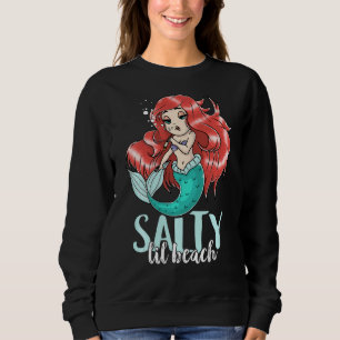 Salty Lil Beach Erwachsene Meerjungfrau Frauen Sweatshirt