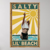 Salty Lil Beach Poster (Vorne)