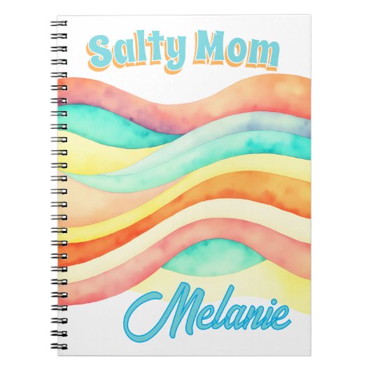 Salty Mom Cool Summer  Notizblock (Vorderseite)