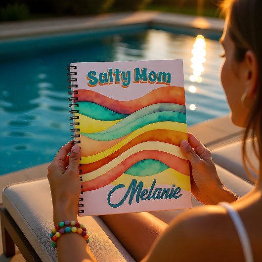 Salty Mom Cooler Sommer Notizblock