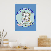 Salty Old Dog Poster (Küche)