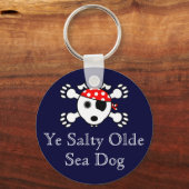 Salty Olde Sea Dog Schlüsselanhänger (Vorderseite)