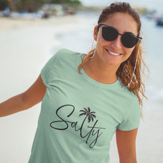 Salty Palm Design Tri-Blend Shirt