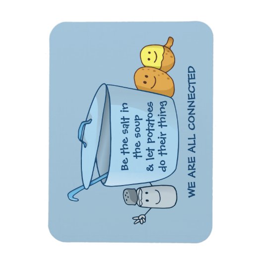 Salty Potato Soup Magnet (Vertikal)