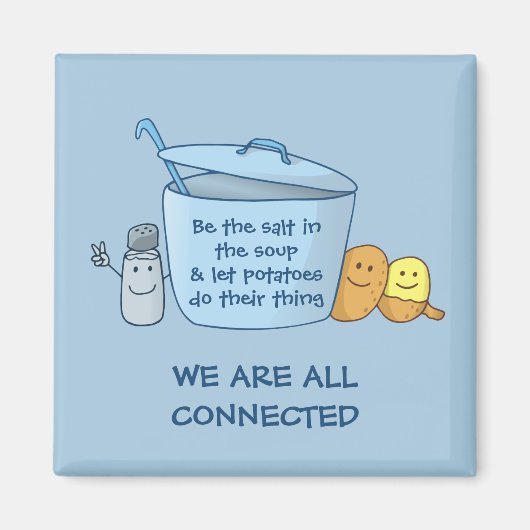 Salty Potato Soup Magnet (Vorne)