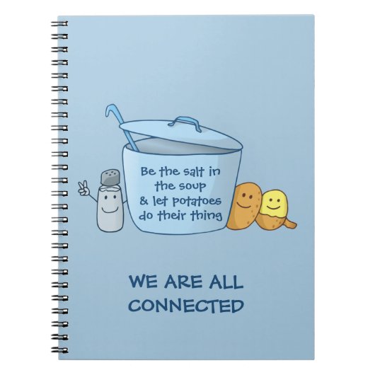 Salty Potato Soup Notizblock (Vorderseite)