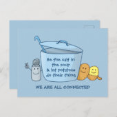 Salty Potato Soup Postkarte (Vorne/Hinten)