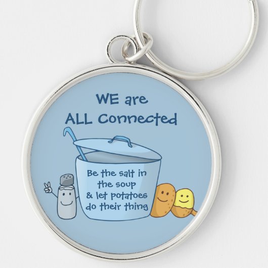 Salty Potato Soup Schlüsselanhänger (Vorne)