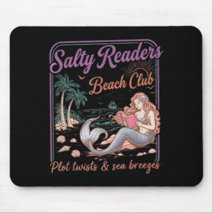 Salty Readers Beach Club Bücher Plot Twists Meer Mousepad