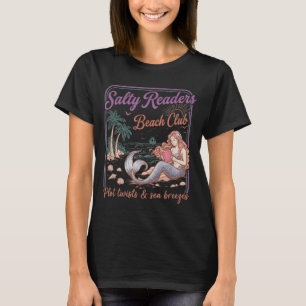 Salty Readers Beach Club Bücher Plot Twists Meer T-Shirt