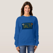 Salty -Retro 1969 California License Plate Graphic Sweatshirt (Vorne ganz)
